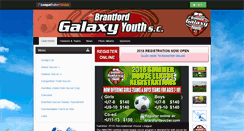 Desktop Screenshot of brantfordgalaxy.leaguetoolbox.com