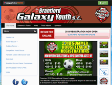 Tablet Screenshot of brantfordgalaxy.leaguetoolbox.com