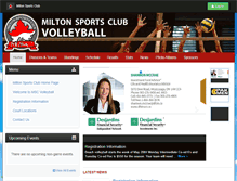 Tablet Screenshot of miltonvolleyball.leaguetoolbox.com