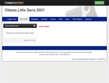 Tablet Screenshot of littlesens2001-beastofkingston.leaguetoolbox.com