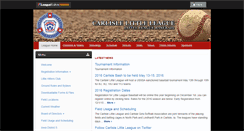 Desktop Screenshot of carlislelittleleague.leaguetoolbox.com