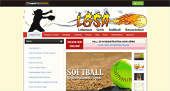 Desktop Screenshot of lgsa.leaguetoolbox.com