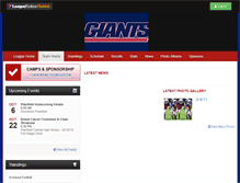 Tablet Screenshot of bgiants-jrcats.leaguetoolbox.com