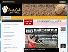 Tablet Screenshot of bearcubbaseball.leaguetoolbox.com