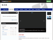 Tablet Screenshot of bob-theparksoftballleague.leaguetoolbox.com