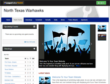 Tablet Screenshot of northtexaswarhawks-triplecreekbaseball.leaguetoolbox.com