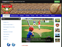 Tablet Screenshot of christiecity.leaguetoolbox.com