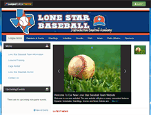 Tablet Screenshot of lonestarbaseball.leaguetoolbox.com