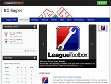 Tablet Screenshot of bceagles12u-sibl.leaguetoolbox.com