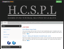 Tablet Screenshot of hcspl.leaguetoolbox.com