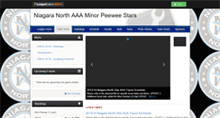 Desktop Screenshot of niagaranorthminorpeeweestars-northstars.leaguetoolbox.com