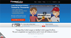 Desktop Screenshot of leaguetoolbox.com