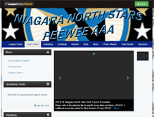 Tablet Screenshot of niagaranorthmajorpeeweestars-northstars.leaguetoolbox.com